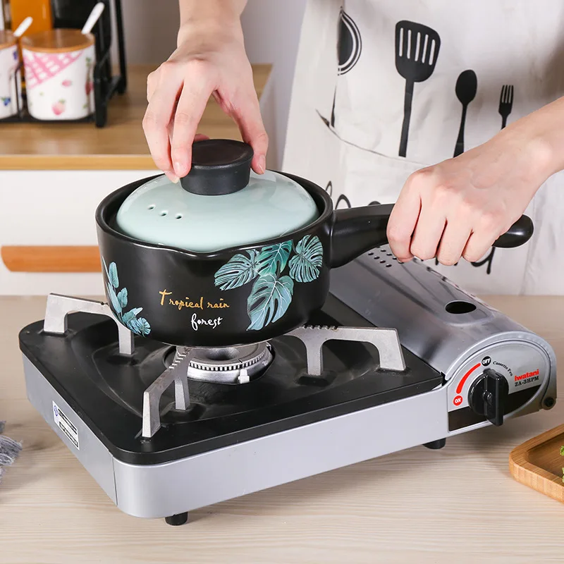 ceramic pots with lids Source factory-Chaozhou blue flower big capacity soup porridge ceramic casserole pot kitcpots and panshen