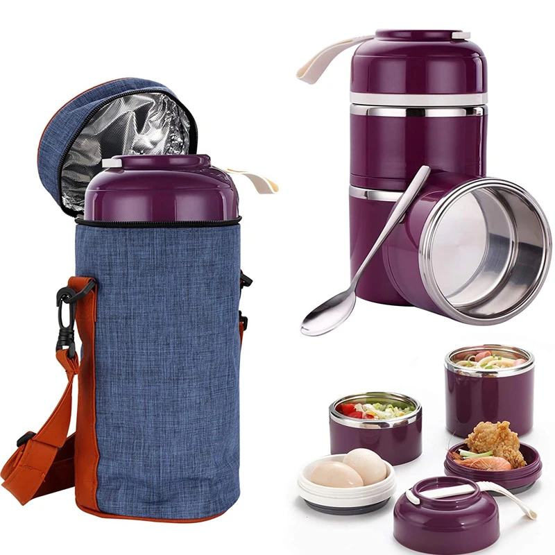 Amazon sells customizable high-quality high-volume multilayer stainless steel lunch boxes