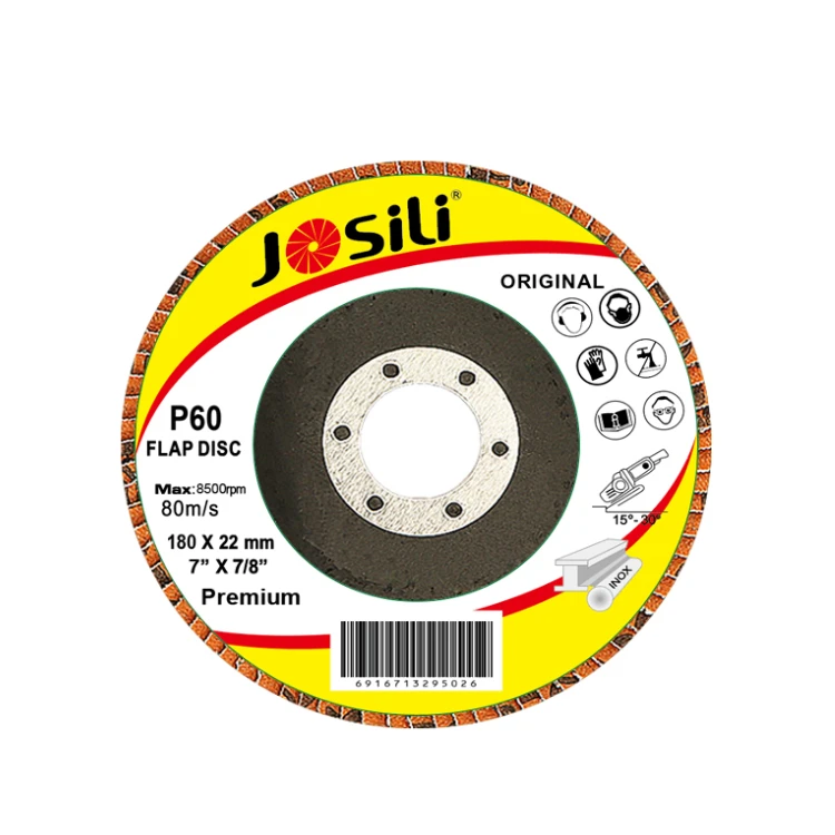 China Factory made abrasive flap disc 180mm flap discs disk 7 inch flap wheel grinding disc abrasive tools