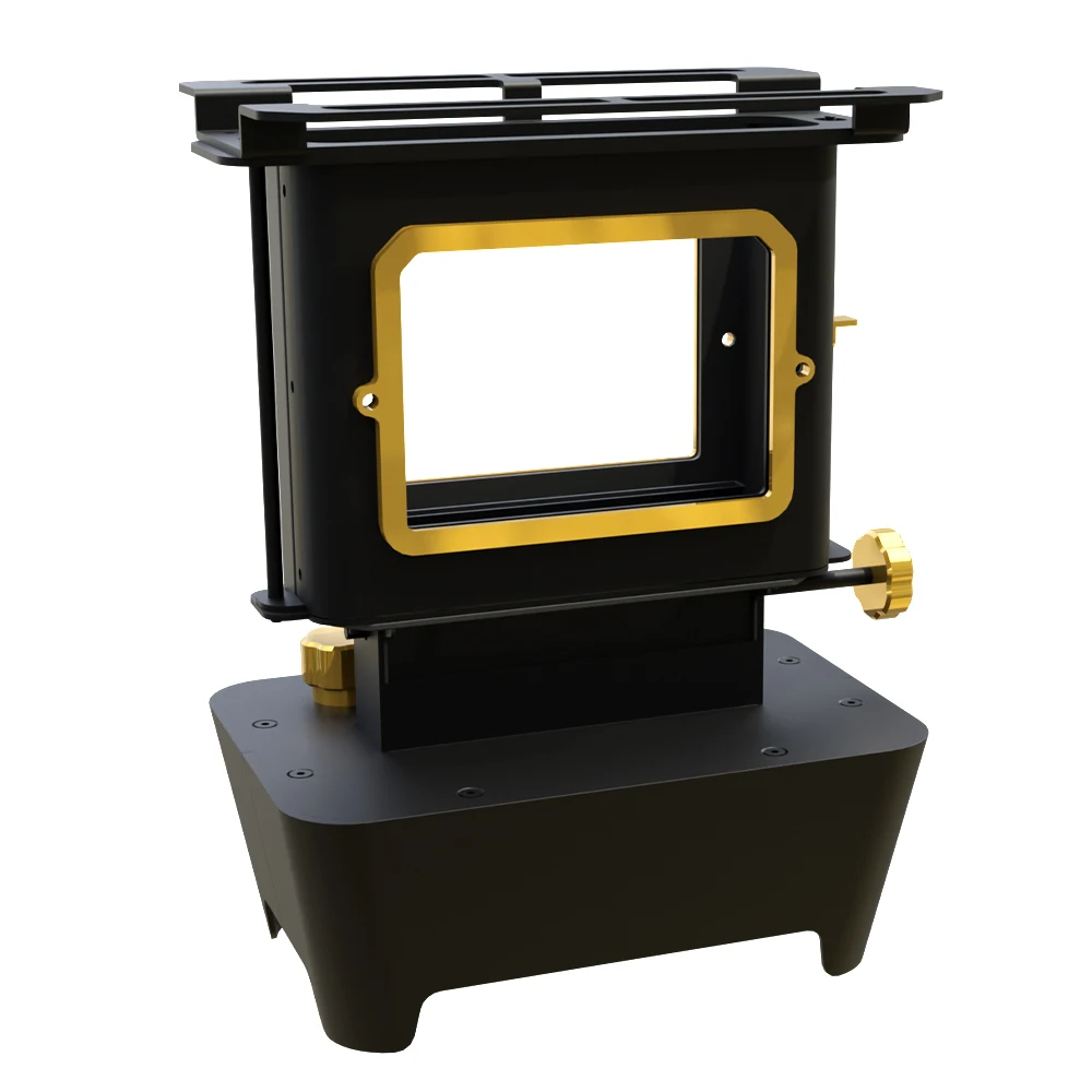 Foldable Heating Fire Dance Lantern Glass Window Kerosene Stove Lamp Outdoor Camping Kerosene Lamp Stove