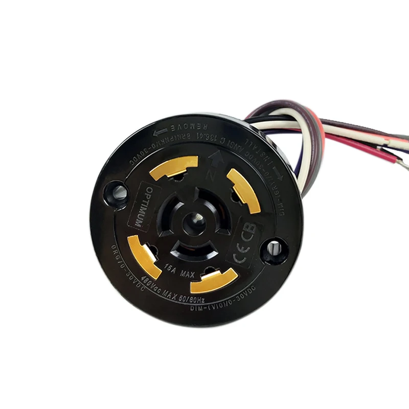 Разъем ANSI C136.41 0-10 В DALI с регулировкой яркости NEMA Socket 7PIN разъем питания