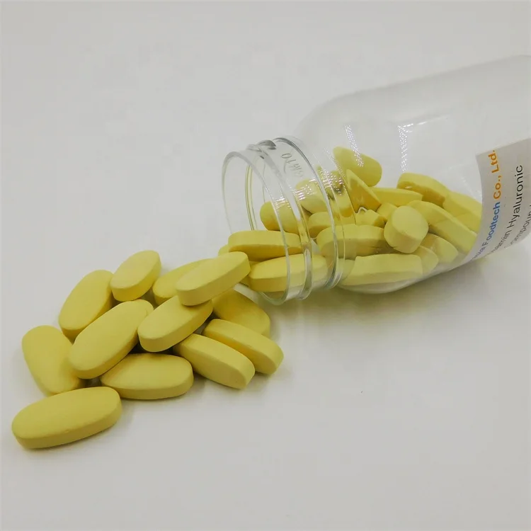 Manufacturer Food supplement Glucosamine Hyaluronic Acid Compound Tablets for Joints and Skin Health