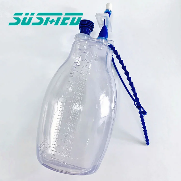 Medical Cheap Hollow Spring Wound Drainage Reservoir System with Negative Pressure