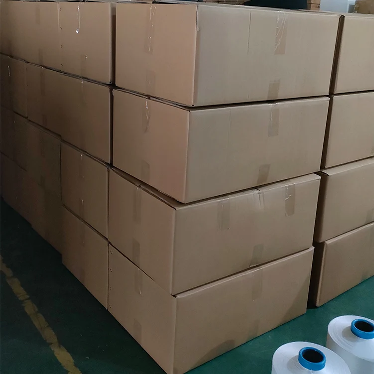 Wholesale pure color polyester textured dty yarn fabric material polyester dty