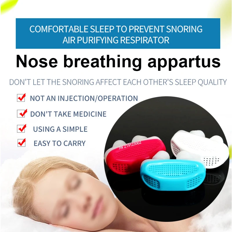 Anti Snore Nose Vent Plugs - Nasal Dilators Sleep Aid Clip Device Stopper to Ease Breathing