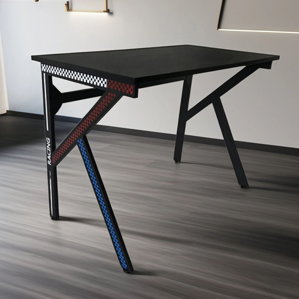 Конкурентоспособное качество большая рабочая станция эргономичный компьютерный игровой стол офисная мебель из деревянного материала металлическое применение для домашнего использования