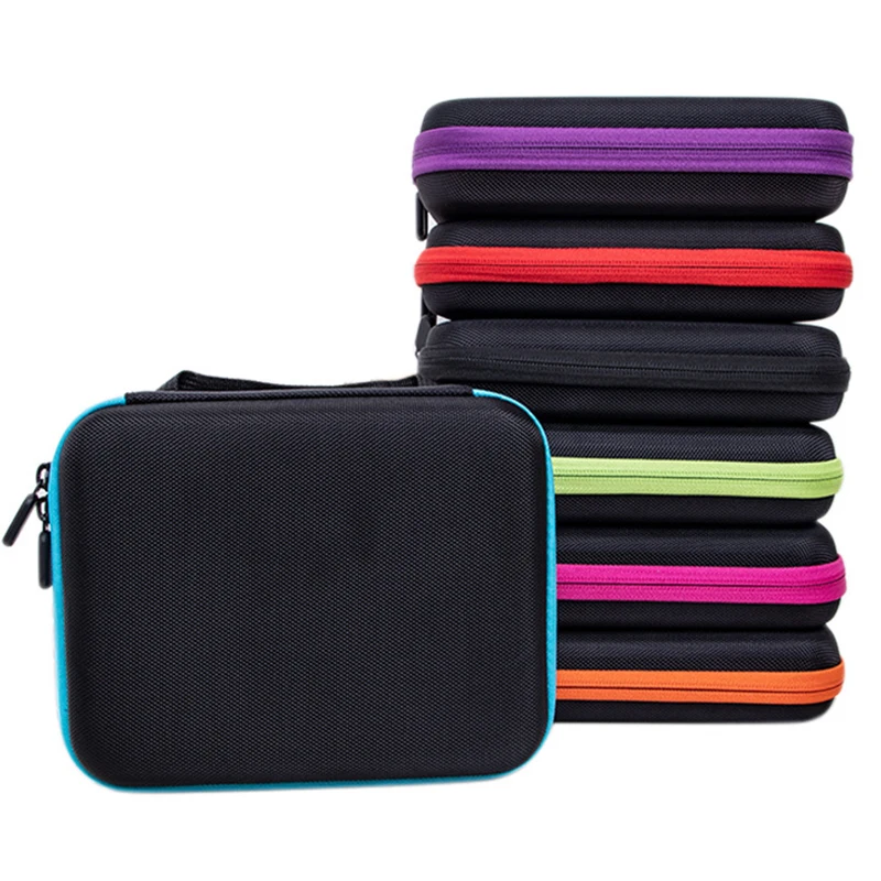 30 Bottles 5/10/15mL Perfume Essential Oil Storage Box EVA portable Storage Travel Carrying Cosmetic Case
