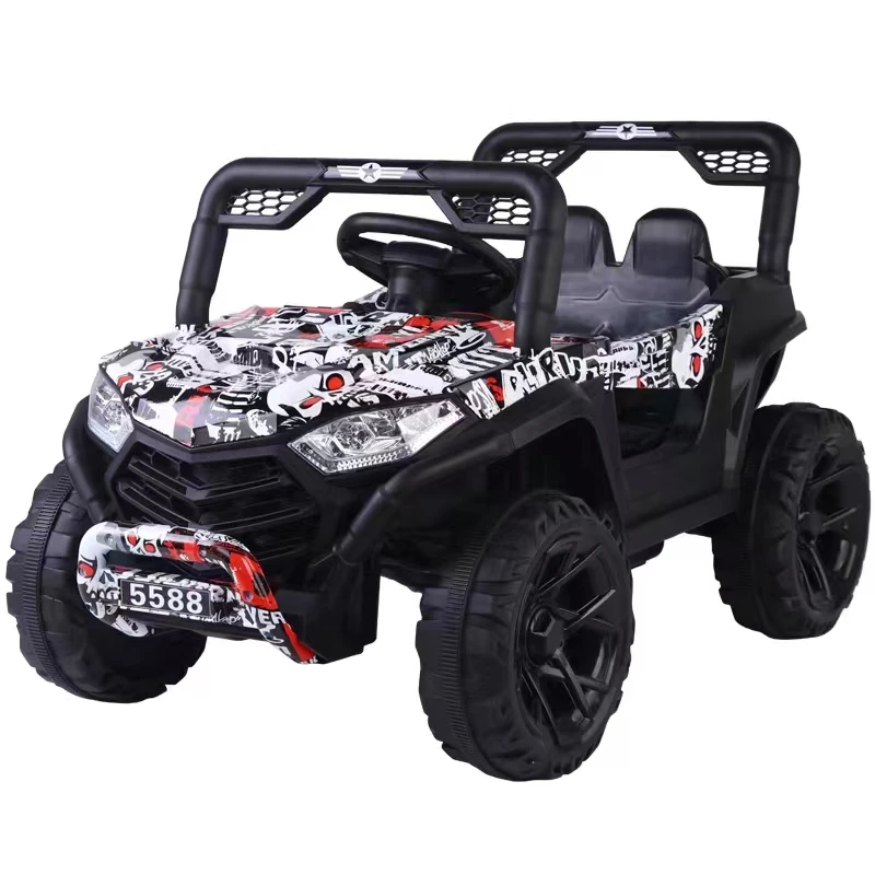 Mini Unisex Electric Car for Kids Ride-on Toy with 6V Battery and Remote Control for Children Aged 5 to 7 Years