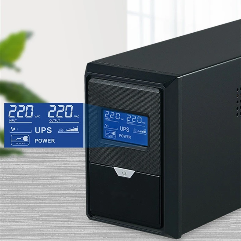 Cwups 500 600 1000 va низкая цена Оффлайн ИБП для компьютера Китай оптовая продажа 1200 ватт встроенный внешний аккумулятор с ЖК-экраном
