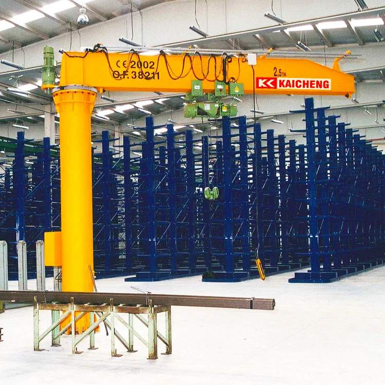 Wire rope electric hoist jib crane for sheet metal made in china