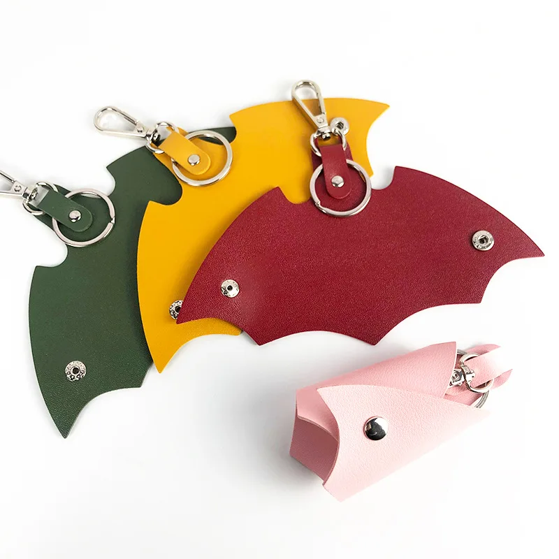 Hot Selling Anti Loss Key Ring Creative Large Capacity PU Leather Personality Car Key Storage Set Bag