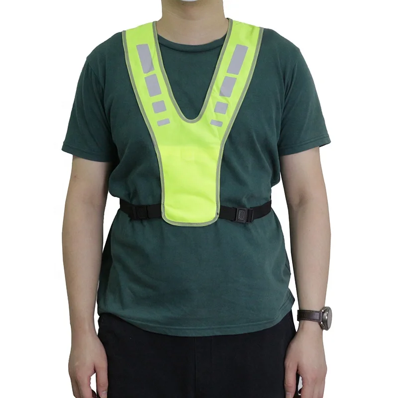 Reflective Vests Unisex Outdoor Sport Vest Safety High Visibility Night Riding Running Cycling Hiking Motorcycle Safety Gear