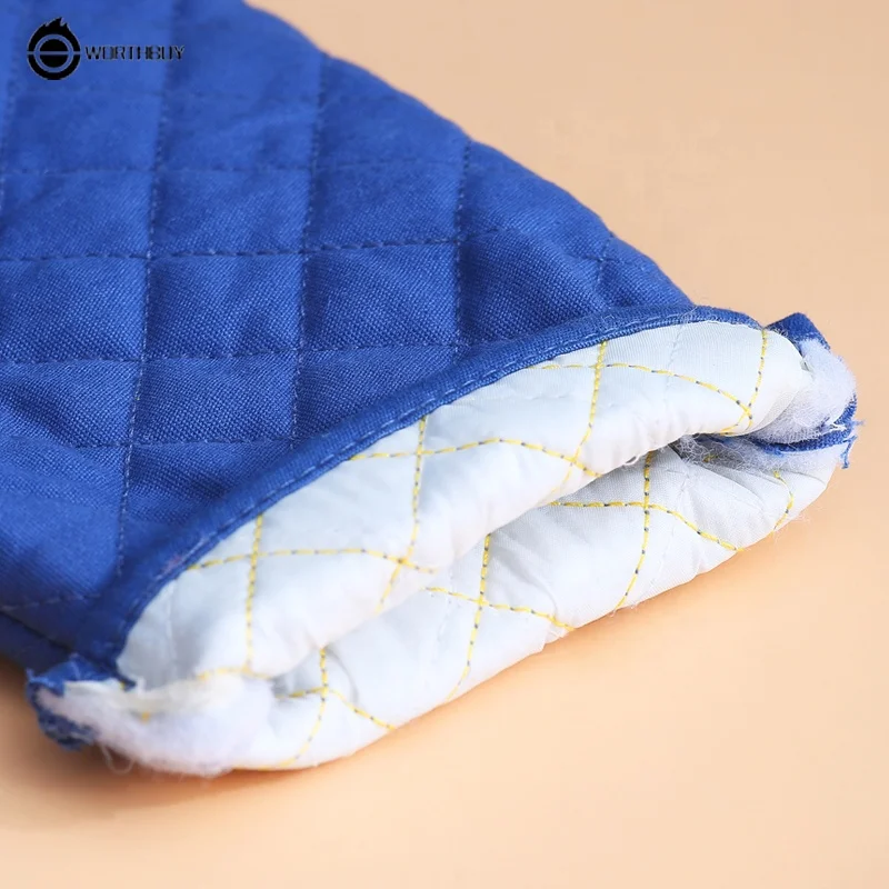 WORTHBUY Kitchen Cooking Camping Bake Gloves Microwave Oven Heat Resistant Gloves Baking BBQ Mitts Gloves