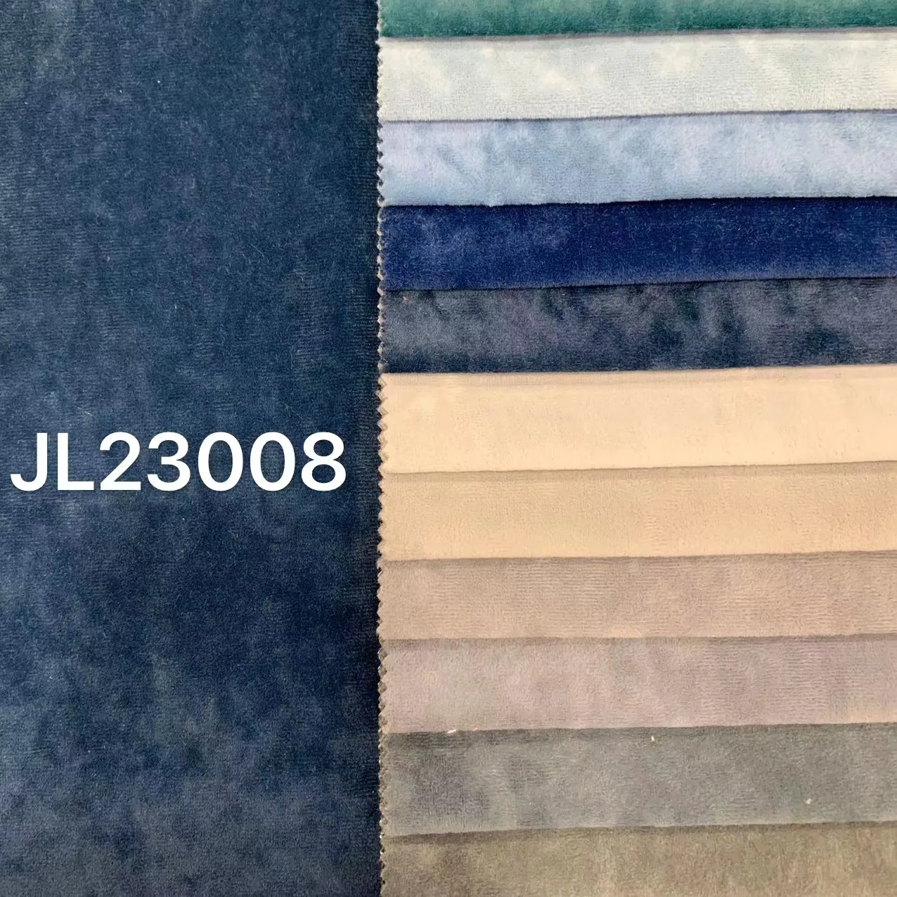 JL23008-mosha crush  ice plain velvet fabrics hangers upholstery Material and y sofa fabric Plush crushed velvet