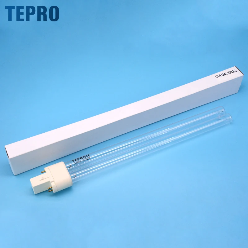 CUH24L/G32Q китайская ультрафиолетовая лампа в форме буквы H фильтр для воды УФ-лампа 165 мм 217 317 410 УФ-лампы