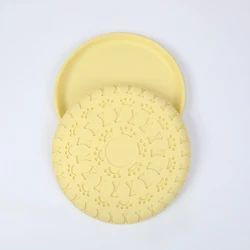 Плавающий игрушечный силиконовый летающий диск для собак резиновый летающий диск