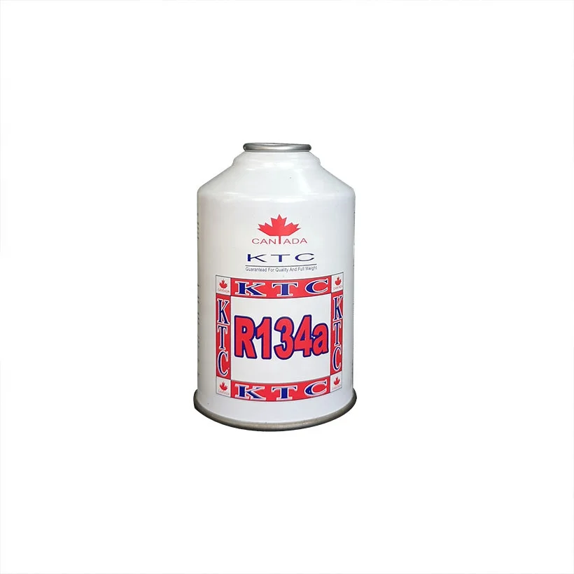 refrigerant gas aerosol tin can for packing R134a refrigerant gas