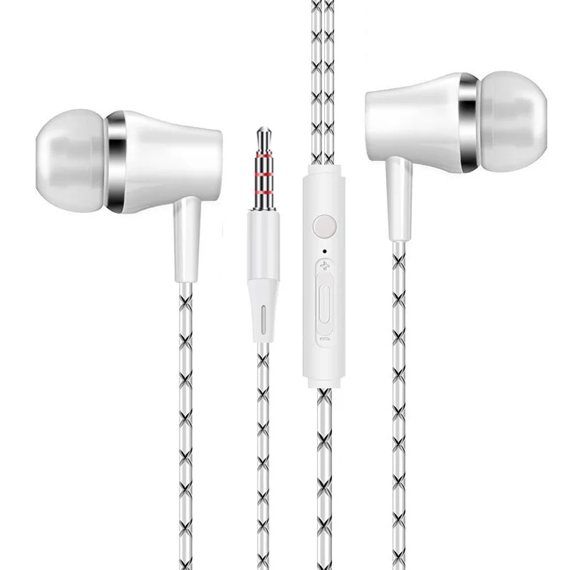 Type-c interface earbuds In-ear headphones with heavy bass K-song cord-controlled headphones