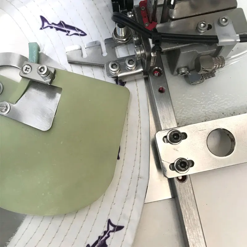 Raynian Automatic hat Hem Sewing machine with sweat band hat making machinery