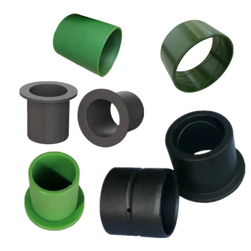 Hydraulic plastic bushing shaft bushing nyllon sleeves bush POM guide bushing  flange shaft bush for auto parts