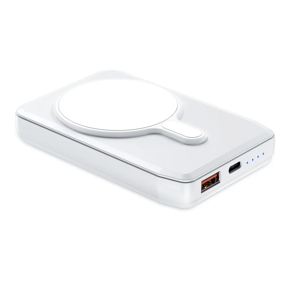 Portable 10000mah Battery Wireless Power Bank For Iphone 12 Power Bank Magnetic Charger