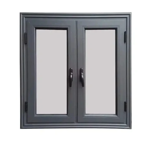 Nordi modern narrow frame commercial customized sizes design black window triple glazed aluminum frame glass windows for sale