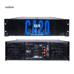 CA20 Professional Subwoofer Power Amplifier 2 Channel 2*1300W  Audio Sound Standard Power Amplifier For Stage
