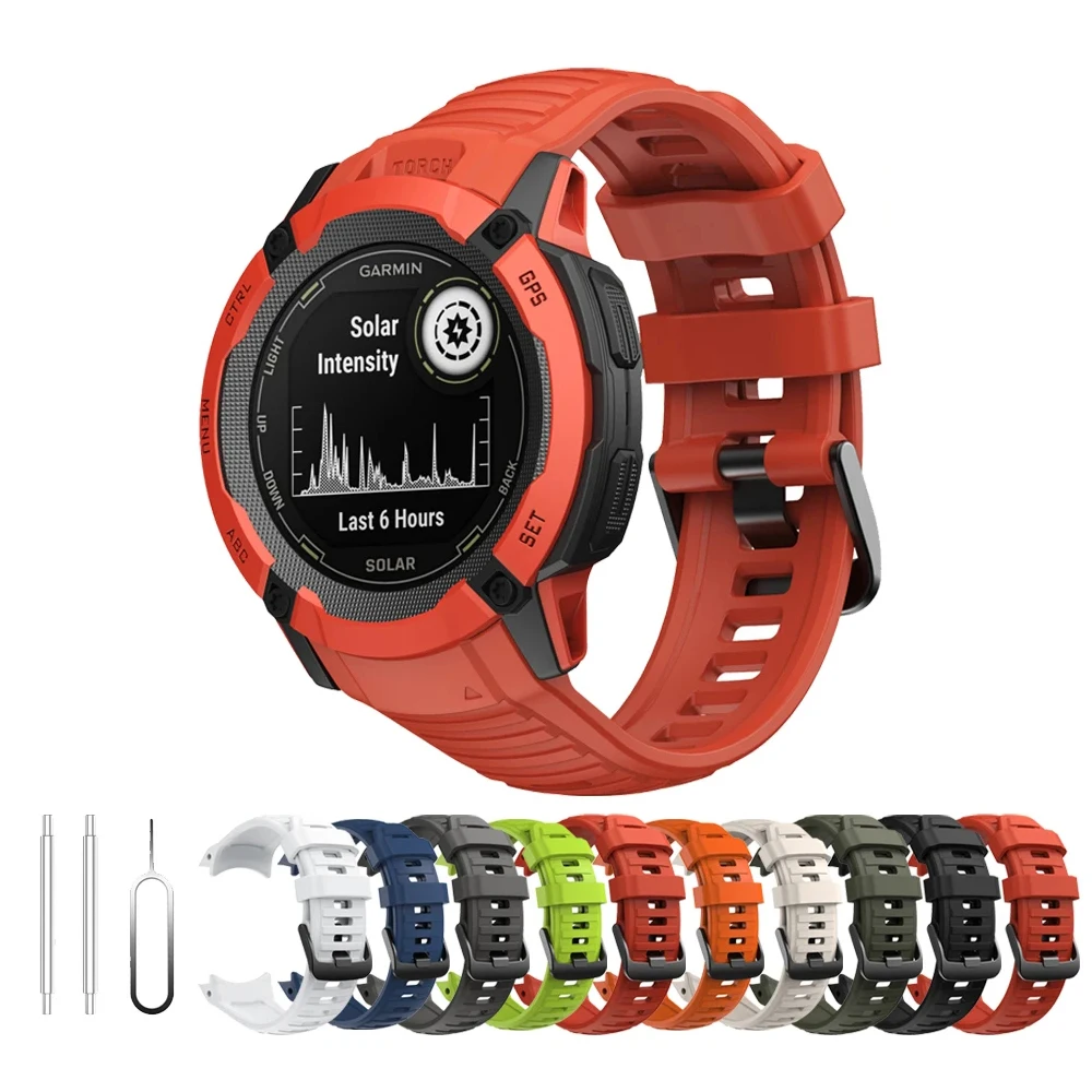 Tschick официальная модель силиконовый ремешок для Garmin instinct 2X сменный Браслет часов