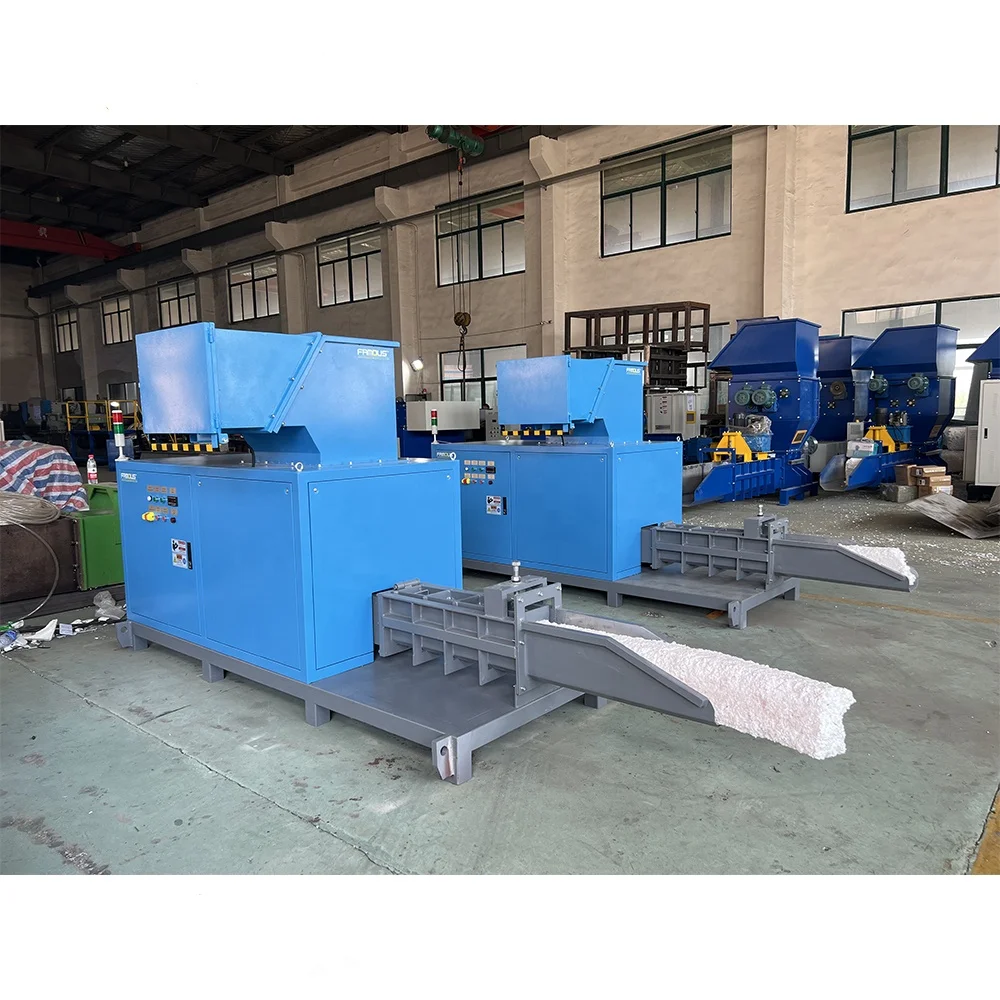 EPS EPE Plastic Foam Crushing Recycling Machine Cold Press Compactor