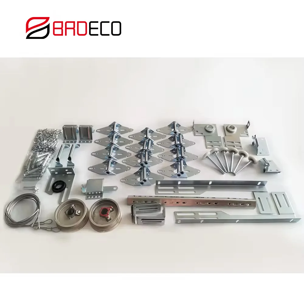 High-quality Door Accessories Steel Sectional Door Hardware Box Kits Garage Door Hardware Track