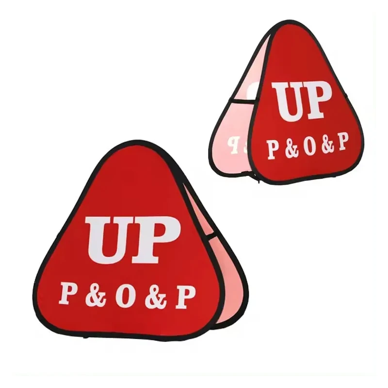 Custom Double Side Printing Any Size Logo Portable Pop Up Display Banner Shop With Carry Bag
