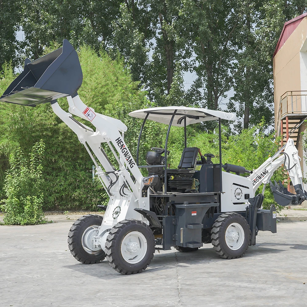 EURO5 EPA Engine Diesel backhoe excavator loader 4x4 Small Mini Retroexcavadora loaders Backhoe Loader for Sale