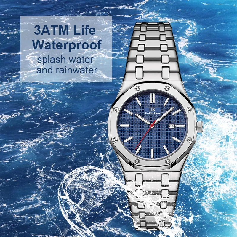 Antique IIK Quartz Famous Brand Date Small Wrist Water Proof Luxury Women Fashion Ladies Watches