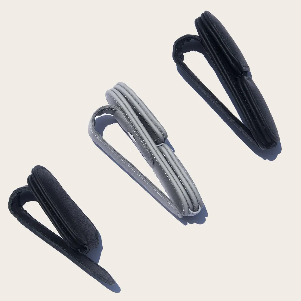 Креативный автомобильный органайзер для хранения солнцезащитных очков, магнитные кожаные держатели для солнцезащитных очков для автомобиля, солнцезащитный козырек