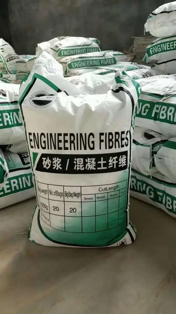 Макро микро синтетическое полипропиленовое волокно для бетона