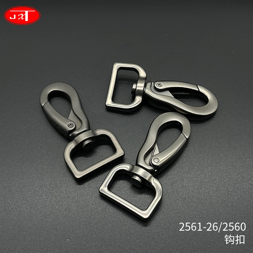 wholesale snap hook carabiner lanyard Zinc alloy Metal Swivel Hook for dog Leash Handbag lanyard