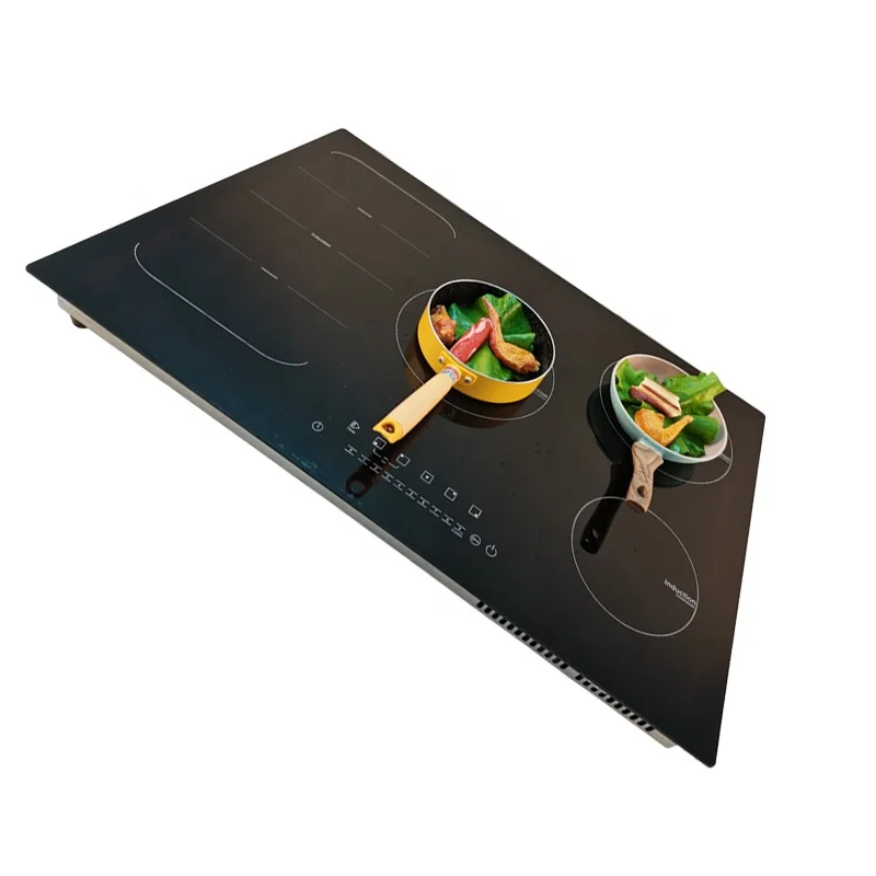 five Burner induction cooker Built-in electrical hob free zone