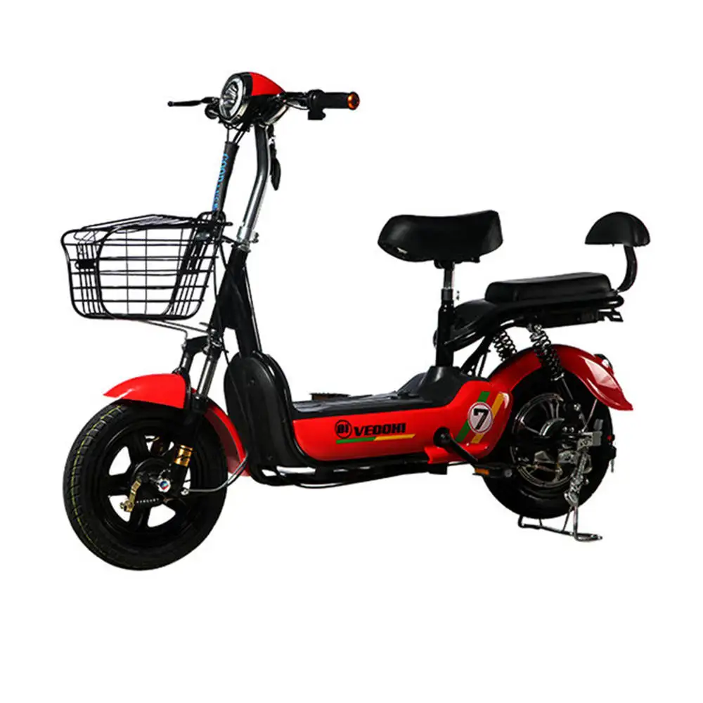 Small battery car student office worker electric bicycle new bike adult electric bicycle 48V LED lights