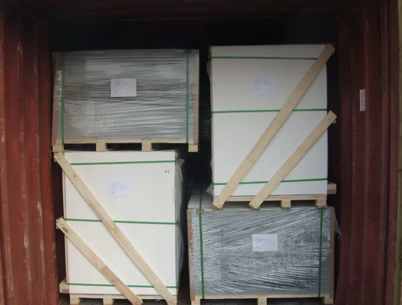 Wholesale Blueboard Magnesium Cement board Grey MgO board for Greece market