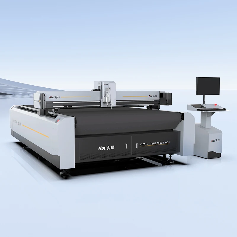 Aol-1625 High-Efficienc Digital PVC Plastic Panels Sheet Router Paper Die Carton Cardboard Advertising CNC Knife Cutting Machine