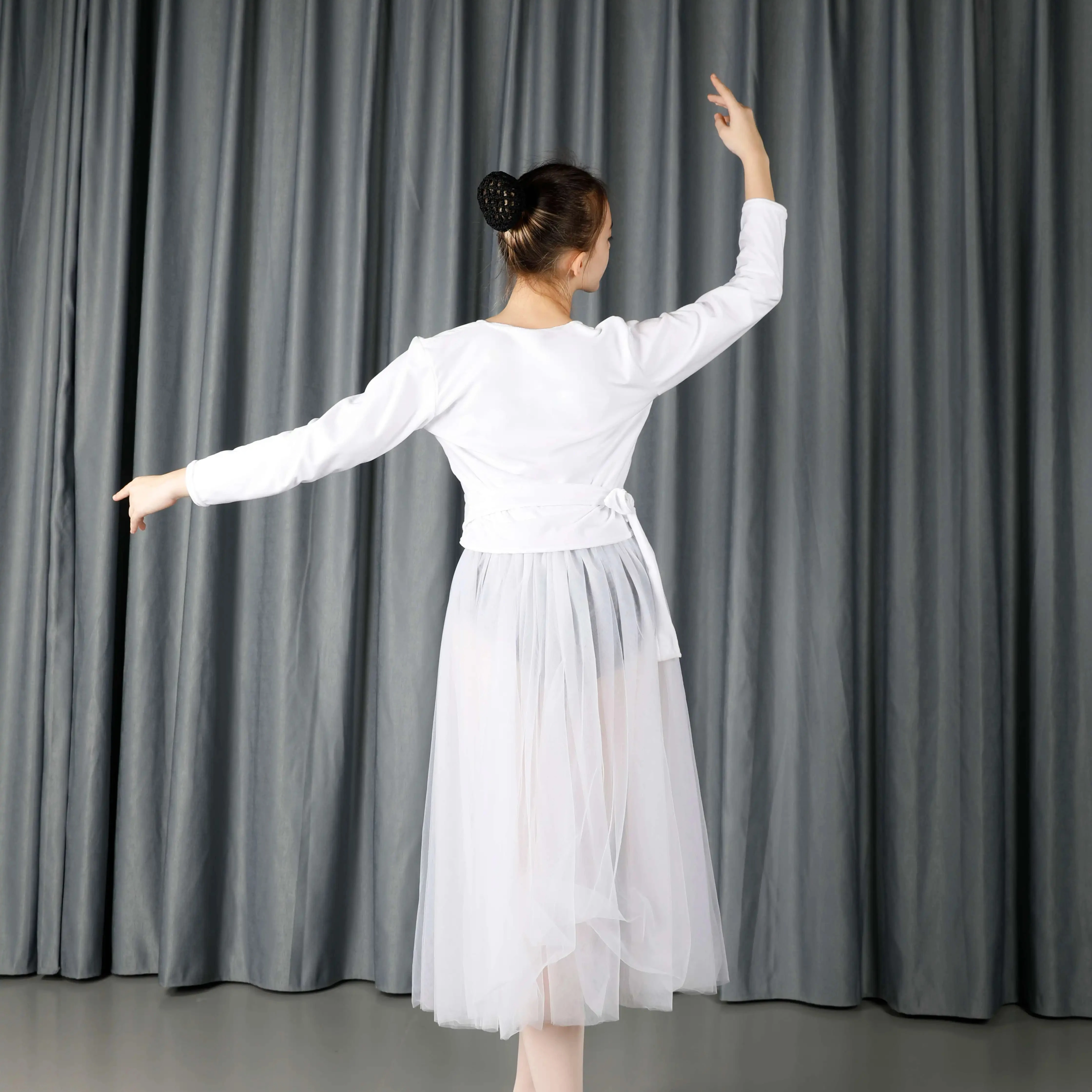 Dttrol D036025 Baili Dance индивидуальный бархатный топ с двойным лицом классическая балетная танцевальная одежда удобная теплая для девочек и женщин