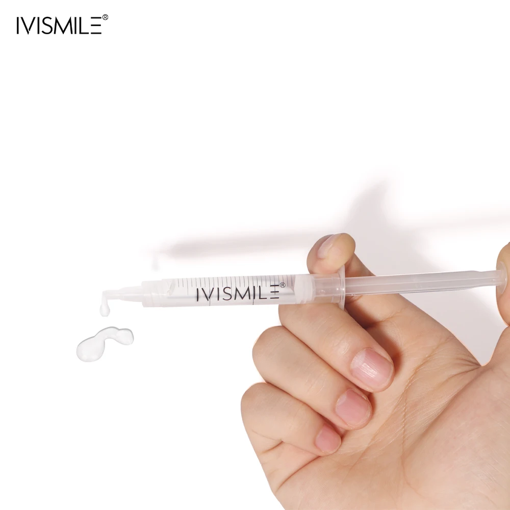 IVISMILE Wholesale Effective 35% Carbamide Peroxide Teeth Whitening Syringes Gel Private Label