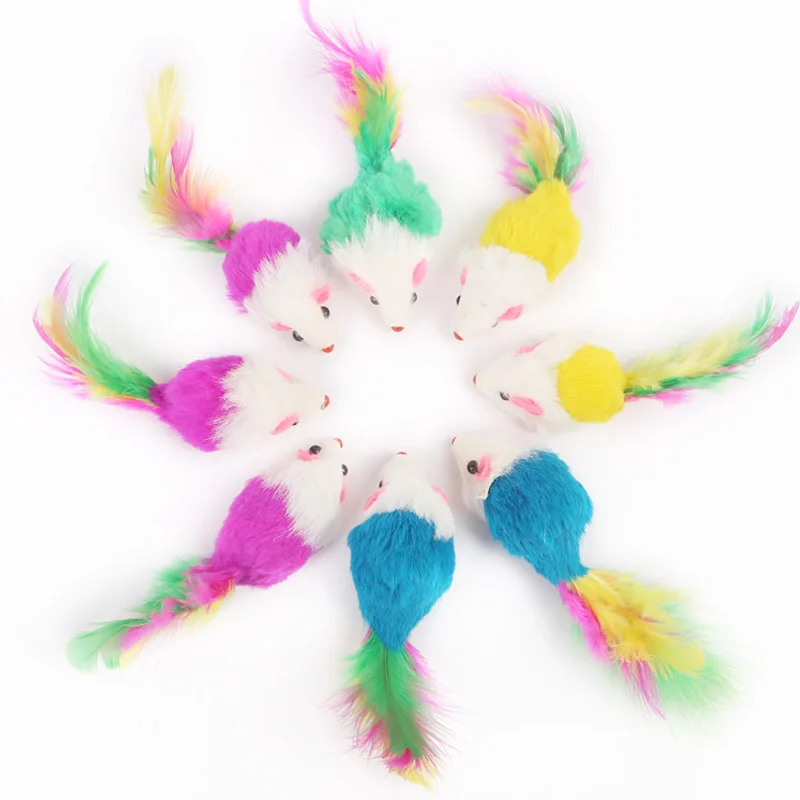 
Wholesale Manufacturers OEM Plush Mice Mouse Cat Toy 