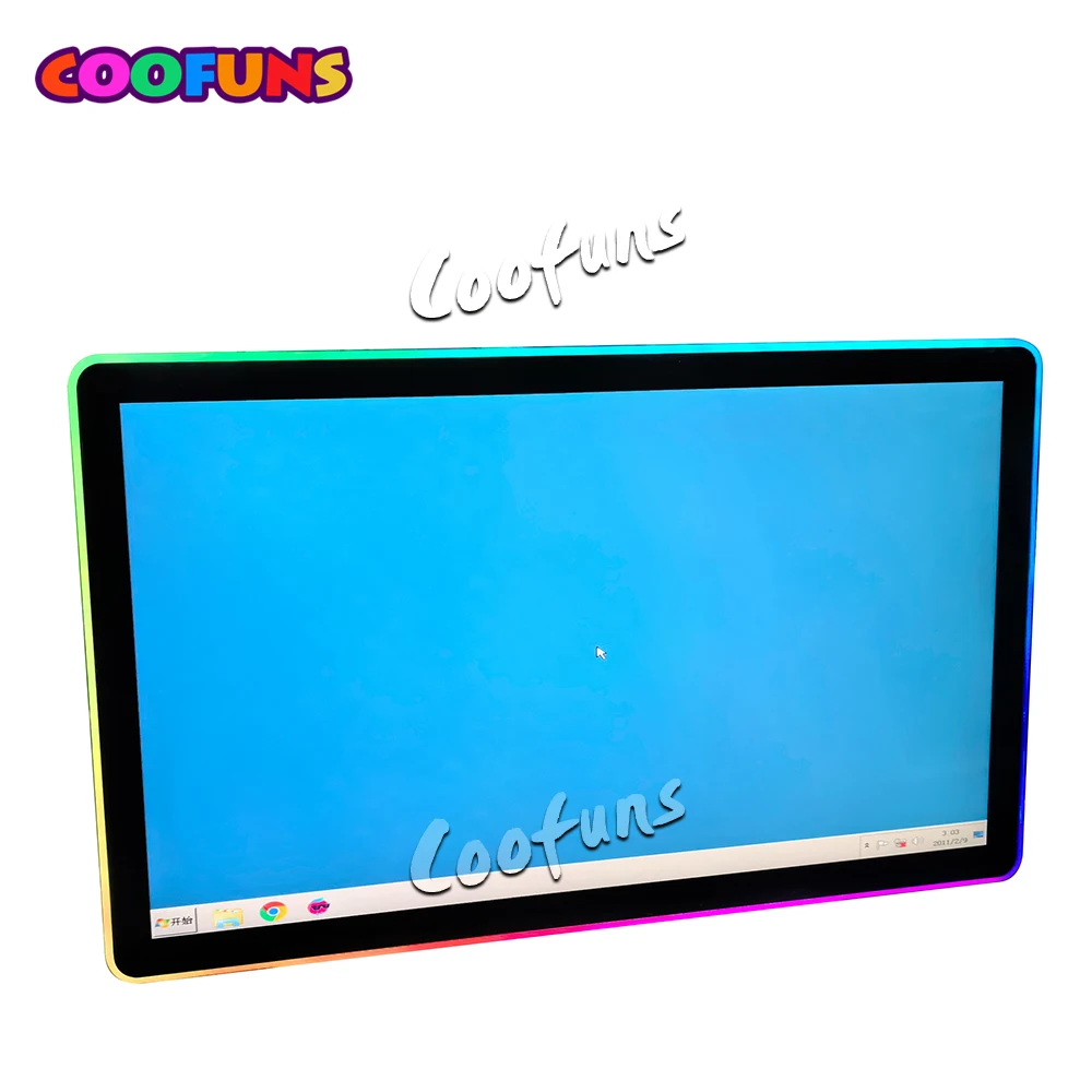 Factory Price 23.8 Inch 3M RS232 PCAP POG Gaming Monitor Non Touch Screen Monitor for POG Cabinet