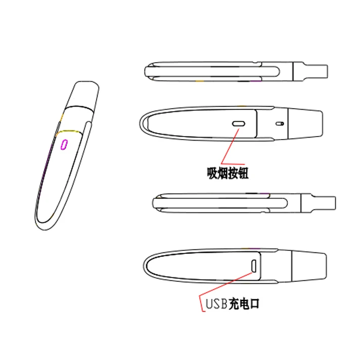 Горячая Распродажа брендовая электронная сигарета Vapen Stick для