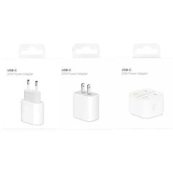 Original PD Charger For iPhone 12 US EU UK Plug 18W Fast Type C Apple 20w usb-c Power