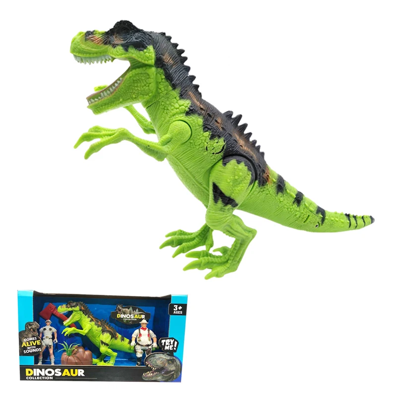 Forest Walking Collection Plastic Miniature Animals Model Rubber Dinosaur Soft Toy for Baby