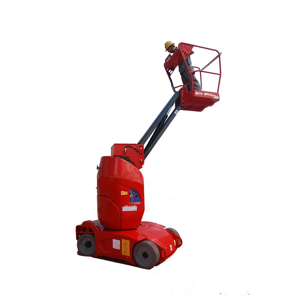 MPI10J  Single Mast 10m Telescopic Self-propelled Aerial Work Platform 200kg