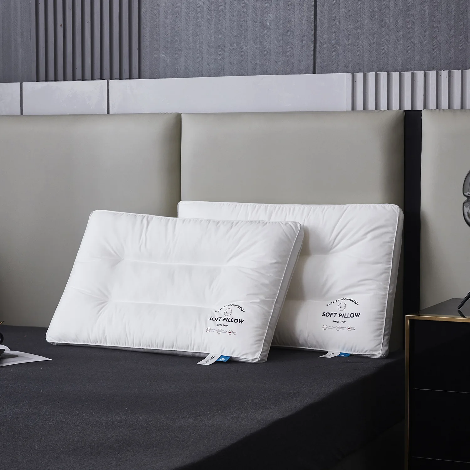 100% Cotton Soy Fiber   Core Pure Cotton Washable Pillow Type   High Pillow Low Sleep Cervical Pillow For Sleeping Comfortable