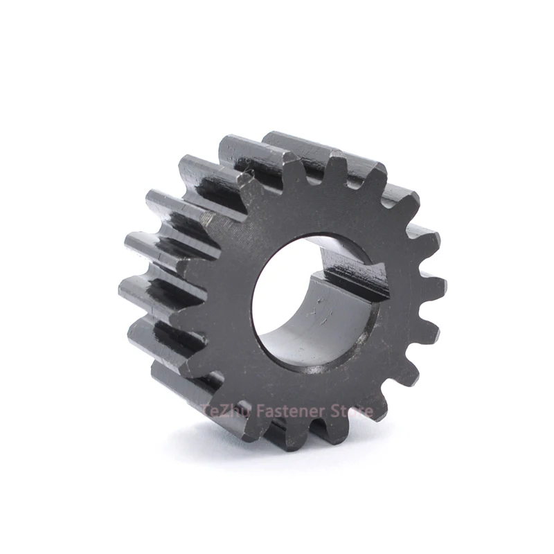 1pc 22T-30T 2M Spur Gear 45# Steel 23 24 25 26 27 28 Teeth Drive Flat Keyway Bore 12/14/15/16/17/18/19/20//-32mm